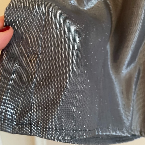 NEW VELVET by Graham & Spencer Shimmer Metallic Blouse/Top Size Small - Picture 9 of 14